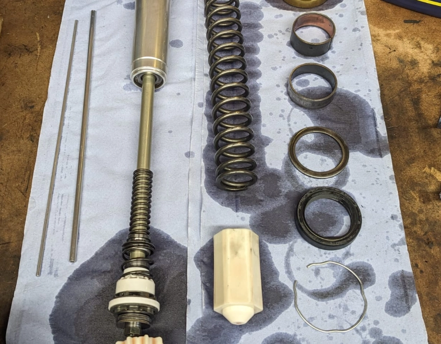 Image for R P CORSE Suspension Rebuild Service - motorcycle repairs horsham, arrow exhaust, Motorcycle repair shop, SBS brakes, sc project, motorcycle diagnostic in leatherhead, motorcycle diagnostic in crawley, motorcycle shop crawley, motorcycle diagnostic in west sussex, laser tools, hiflo, motorcycle mechanic surrey
